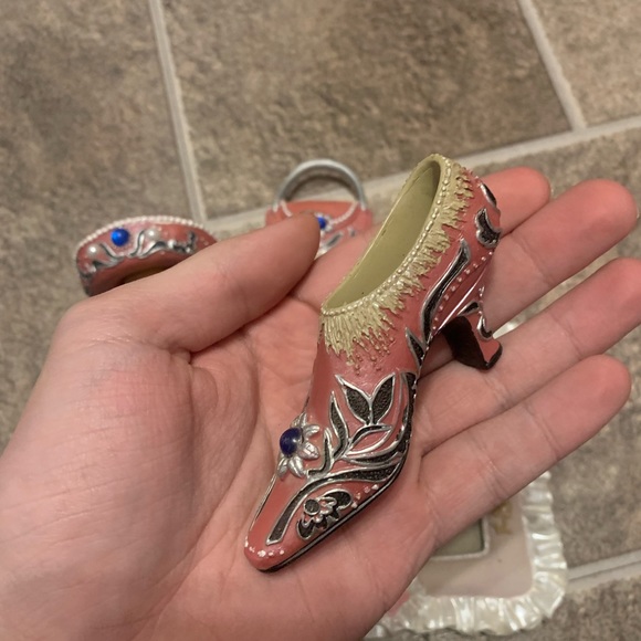 K’s Collection Western Cowgirl Art Deco LOT 4pcs Heel, Hat, Purse, Picture Frame - Picture 8 of 12